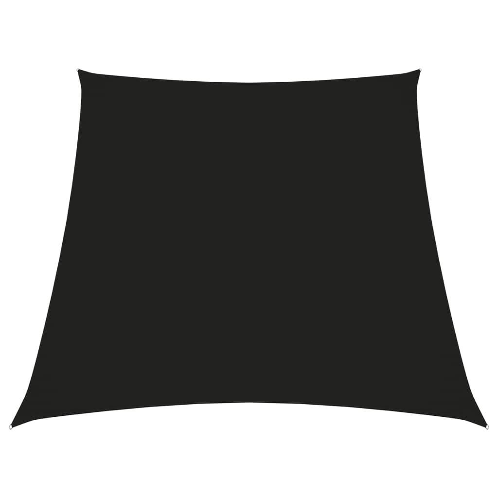 SONNENSEGEL Oxford-Gewebe Trapezförmig 2/4x3 m Schwarz - Schwarz, Textil (200/300cm) - furnicato