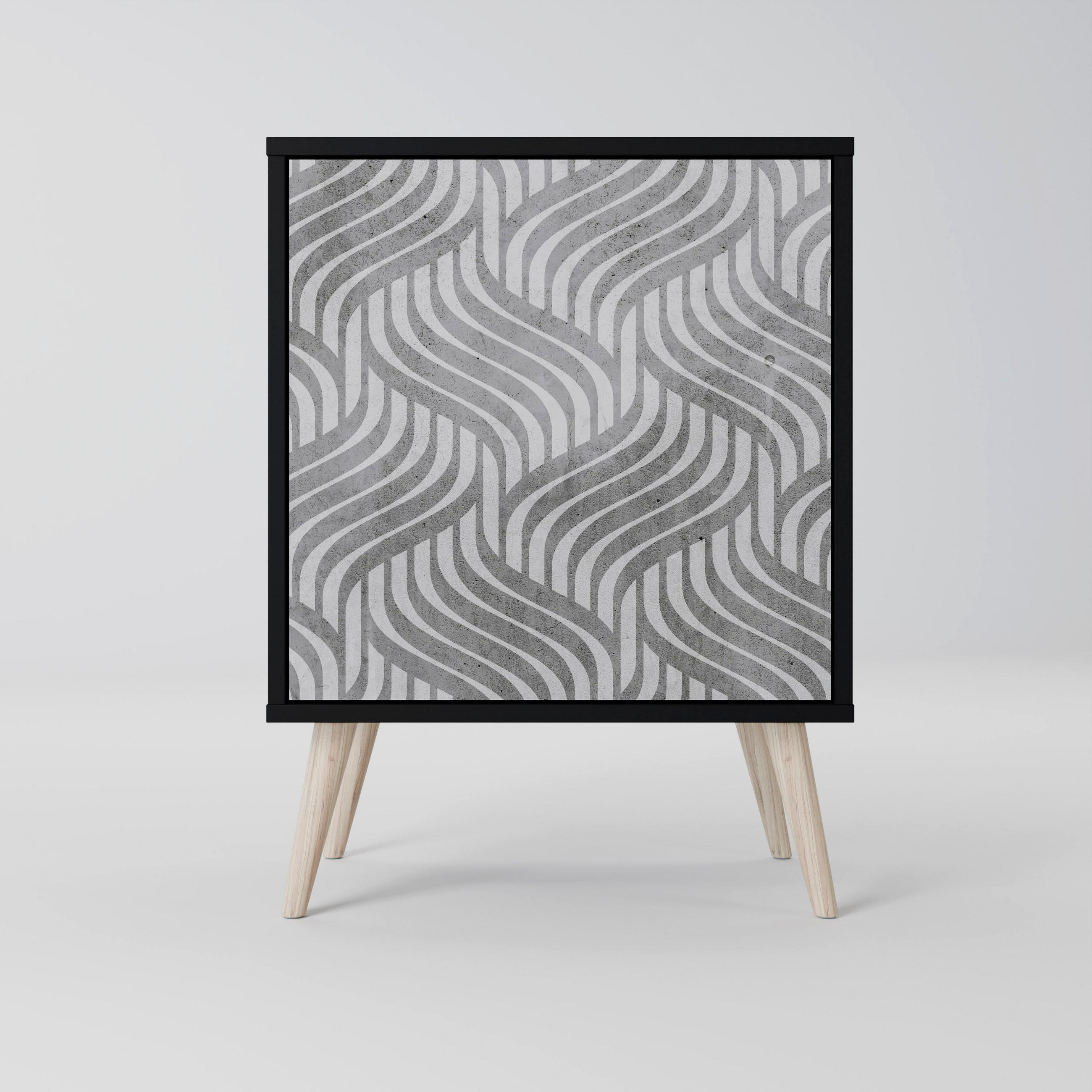 SpaceRebels Sideboard Schwarz 57.5x77.5x42 cm