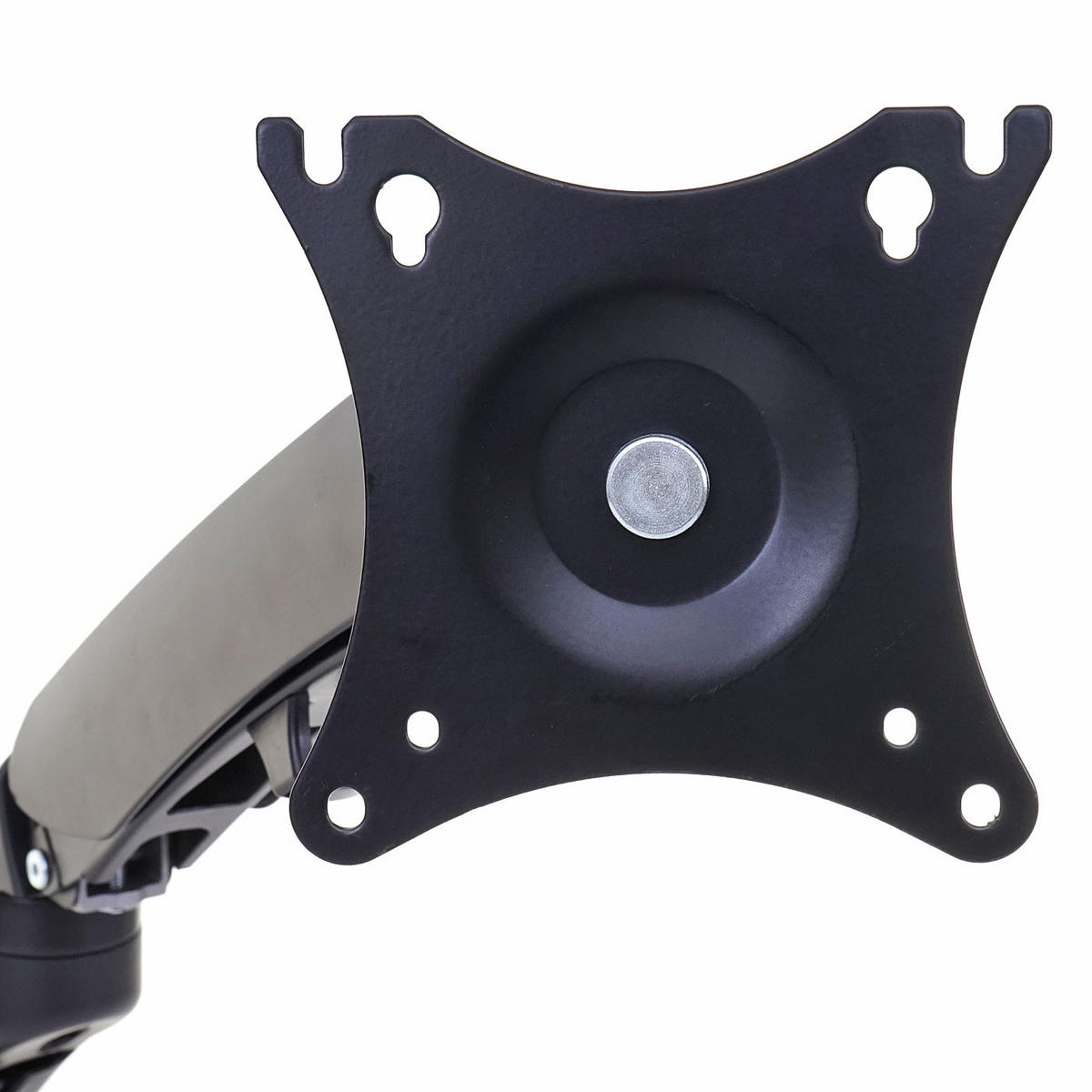 MONITORHALTER ZWEIARMIG Schwarz - Schwarz, Metall (51/102/41cm) - MCW
