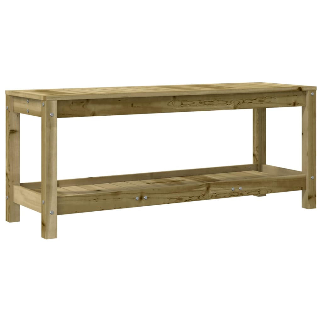 GARTENBANK 108x35x45 cm Imprägniertes Kiefernholz - Braun, Holz (108/45/35cm) - furnicato