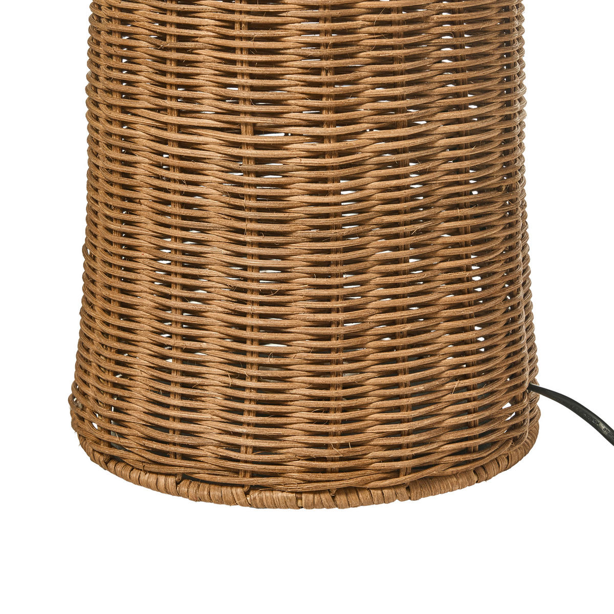 STEHLAMPE Naturfarben Alero - Naturfarben, Kunststoff (41/41/120cm) - Beliani