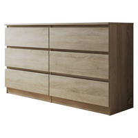 KOMMODE Malwa M6 - Sonoma Eiche, Holzwerkstoff (138/77/40cm) - MIRJAN24