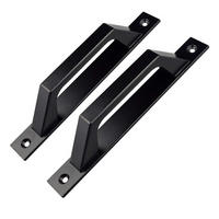 MÖBELGRIFF Schwarz 2er-Set 200 mm - Schwarz, Metall (0.42/0.24/2cm)