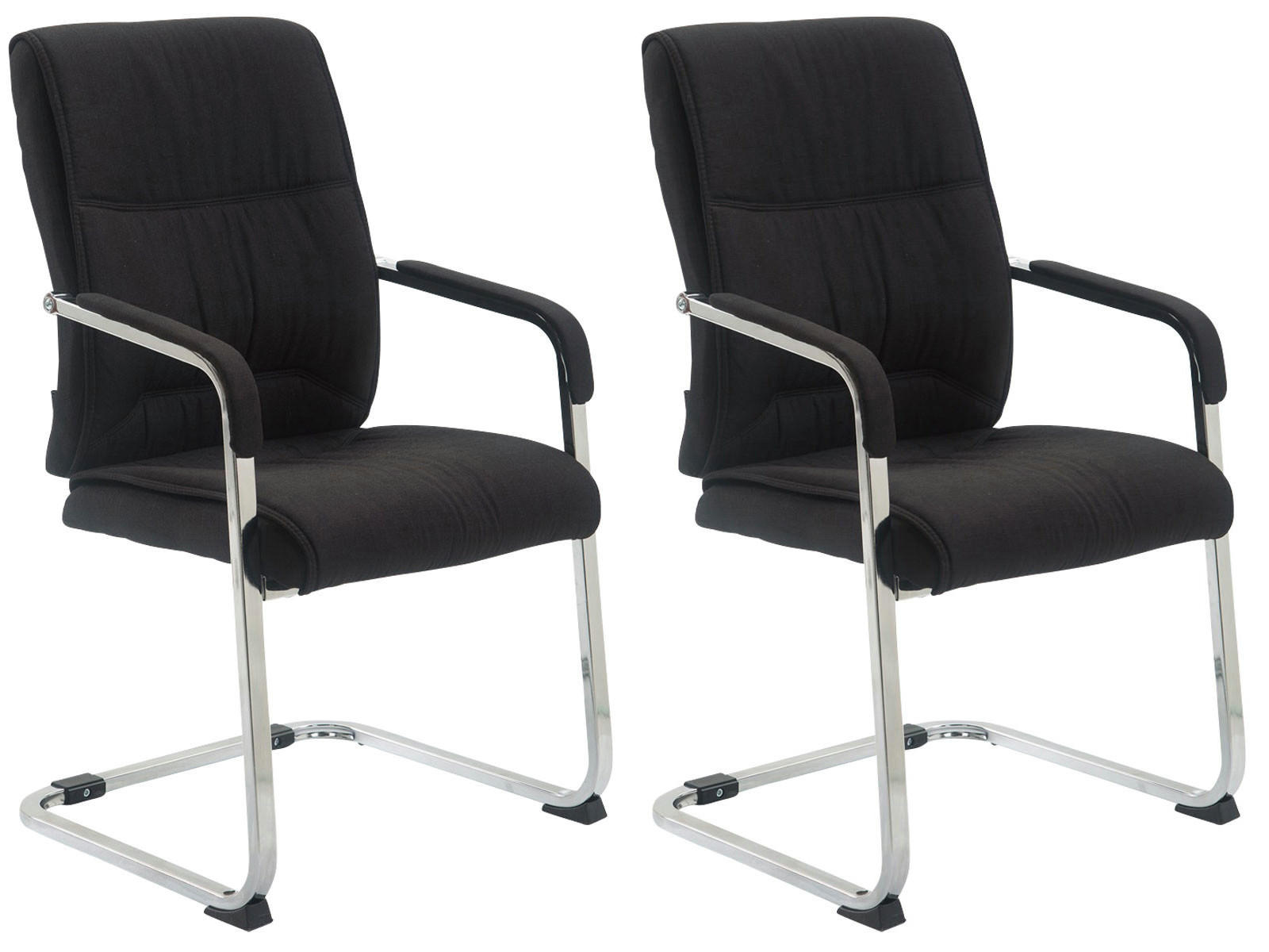 CLP Schwingstuhl Schwarz 58x102x65 cm