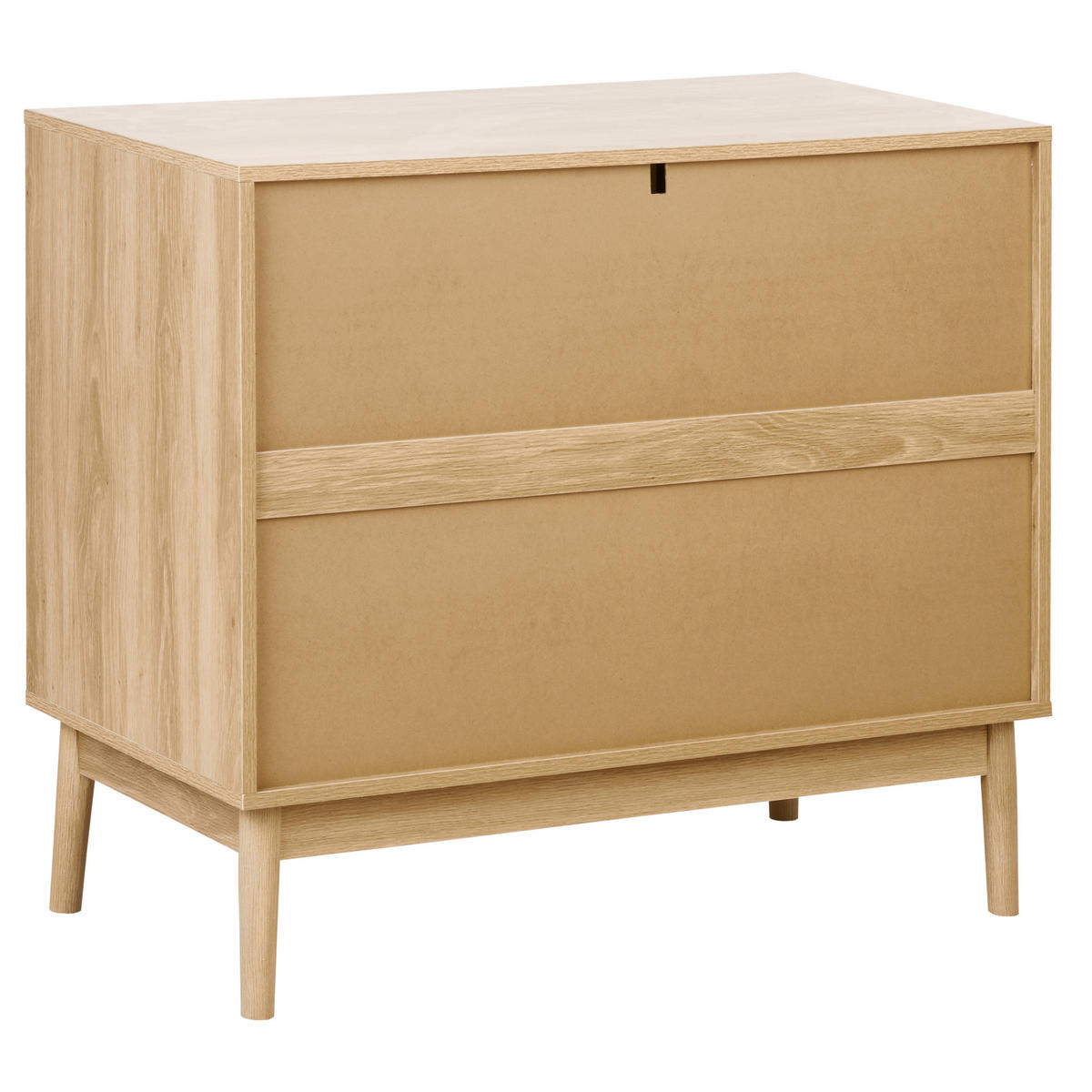 KOMODA s 3 zásuvkami Světle hnědá Lynwood - hnědá, kompozitní dřevo (90/79/49cm) - Beliani