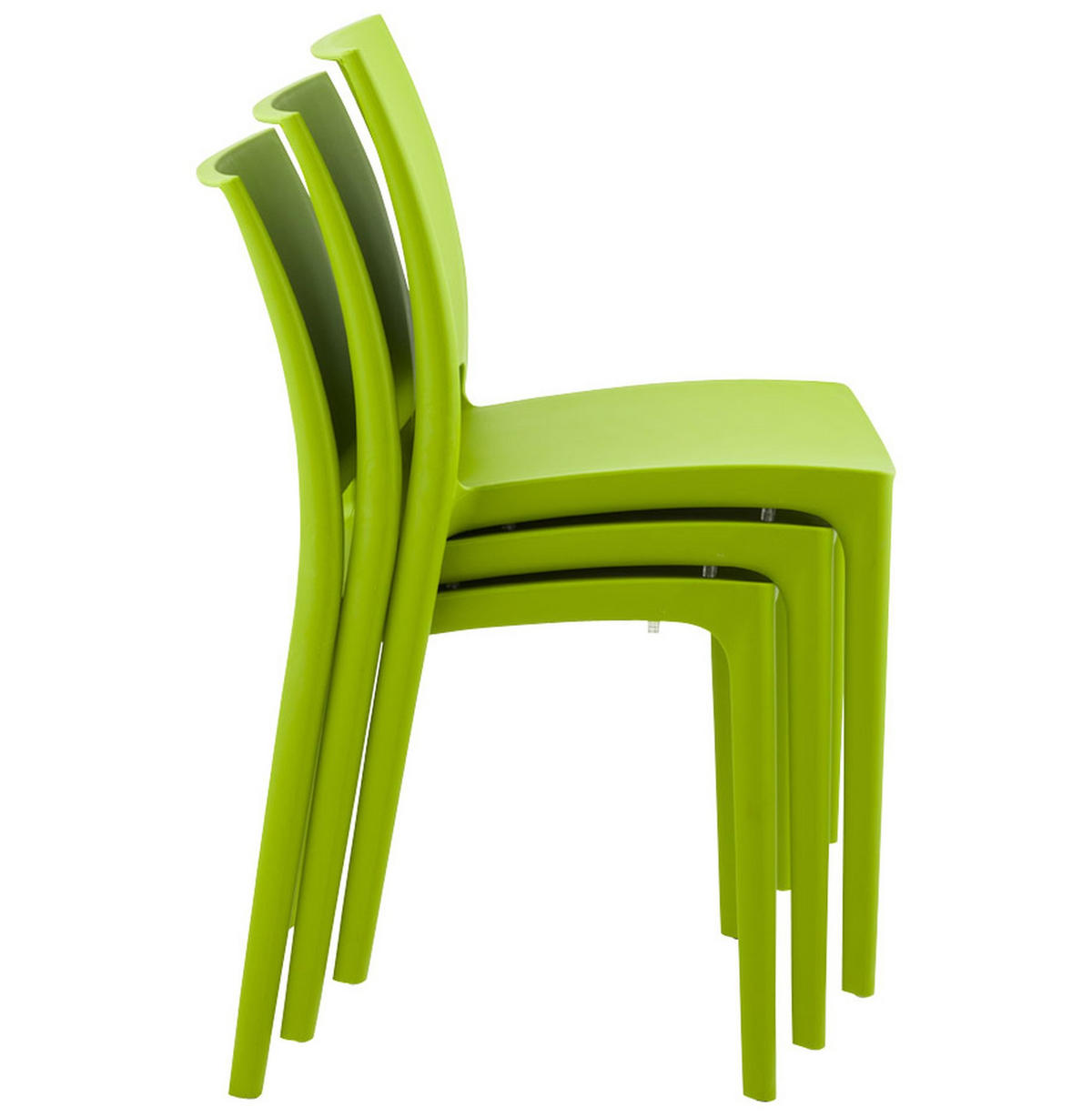 STUHL ENZO Hellgrüner - Grün, Kunststoff (44/81/45cm) - Légia Home