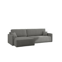 ECKSOFA Louis Scala - Grau, Holzwerkstoff/Textil (250/142cm) - Fun Möbel