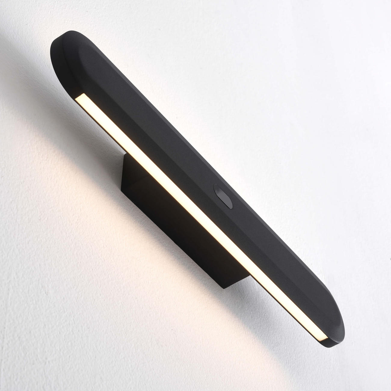 WANDLEUCHTE Aika, Schwarz, 48cm, Dimmbar - Schwarz, Metall (6/8/48cm) - KOSILUM