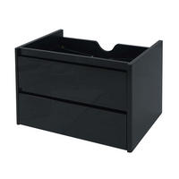 WASCHBECKENUNTERSCHRANK Schwarz - Schwarz, Holz (61/48/47cm) - MCW