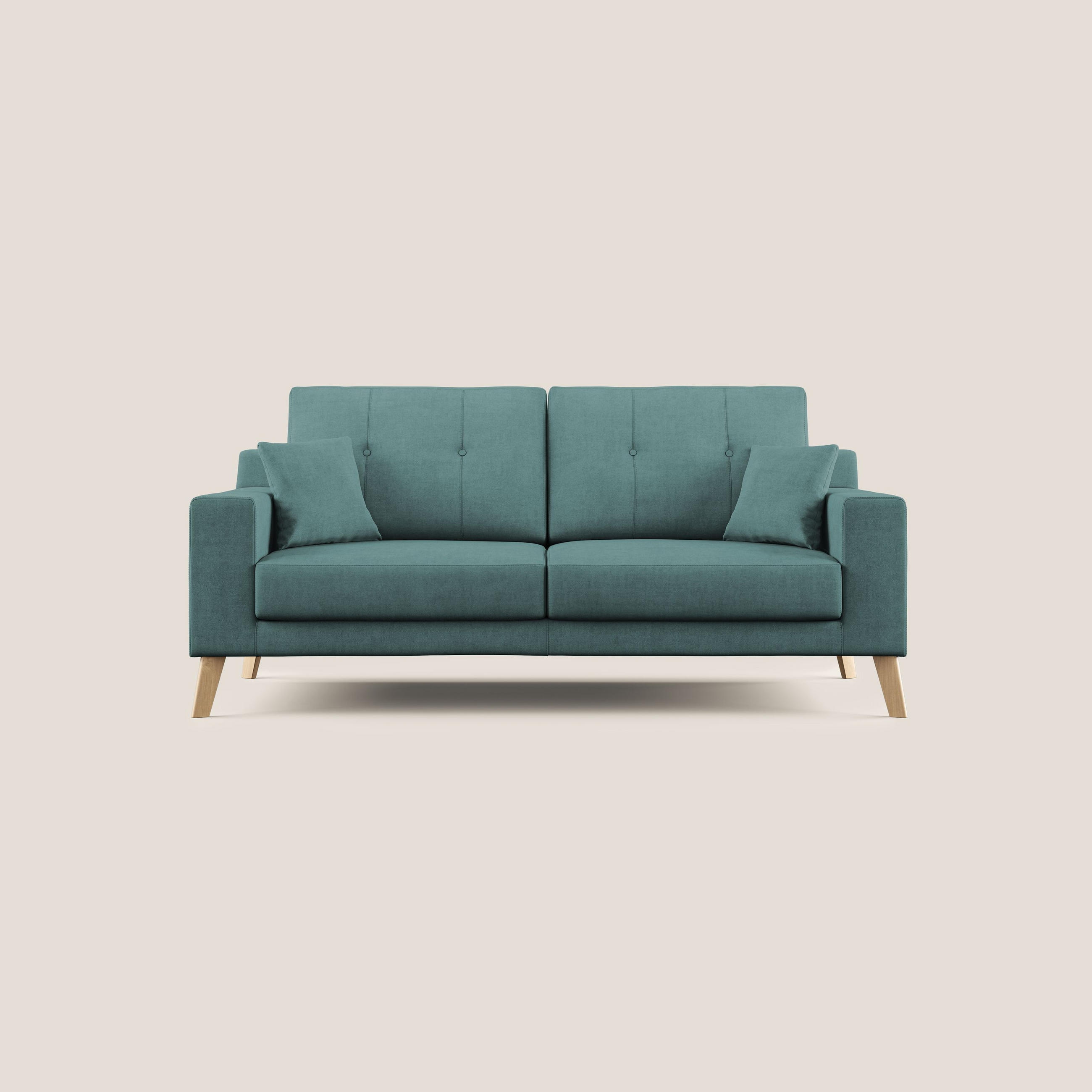 LINEARSOFA Danish - Petrol, Textil (206/95/91cm) - Divani.store