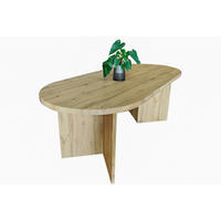 ESSTISCH OVI - Eichefarben/Beige, Holz (90/160/75cm) - SAM