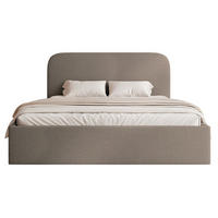 POLSTERBETT Sonvivo Hellbraun Chenille 140x200 cm - Hellbraun, Kunststoff/Textil (140/200cm) - Selsey