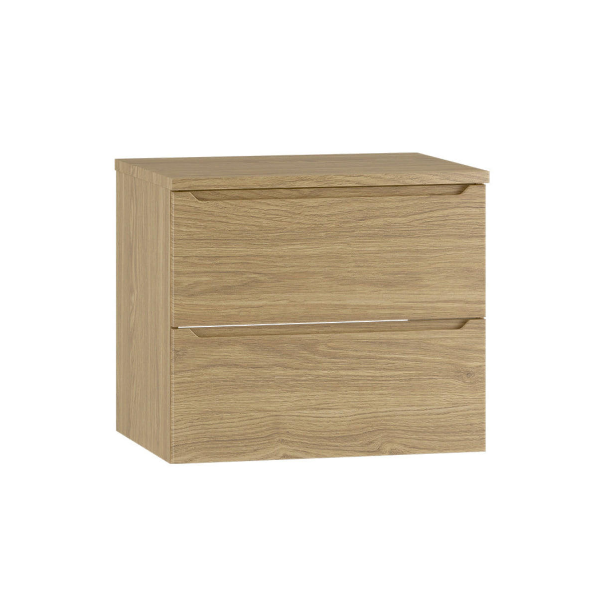 WASCHTISCHUNTERSCHRANK 60.6cm Viggo Holz - Braun, Holzwerkstoff (60.6/52.2/46.5cm) - Petits-meubles