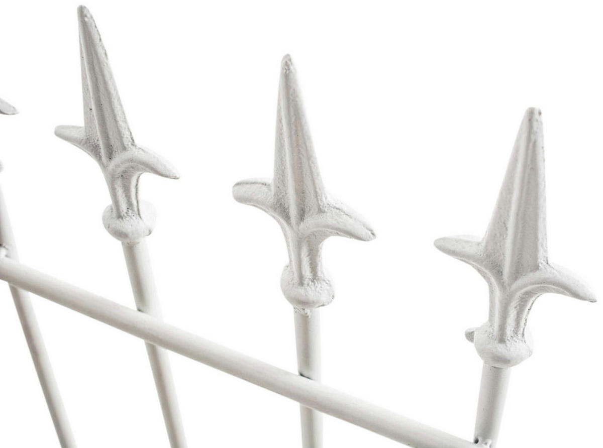 RANKGITTER 2er Set Metall weiß - Weiß, Metall (50/100/0.7cm) - CLP