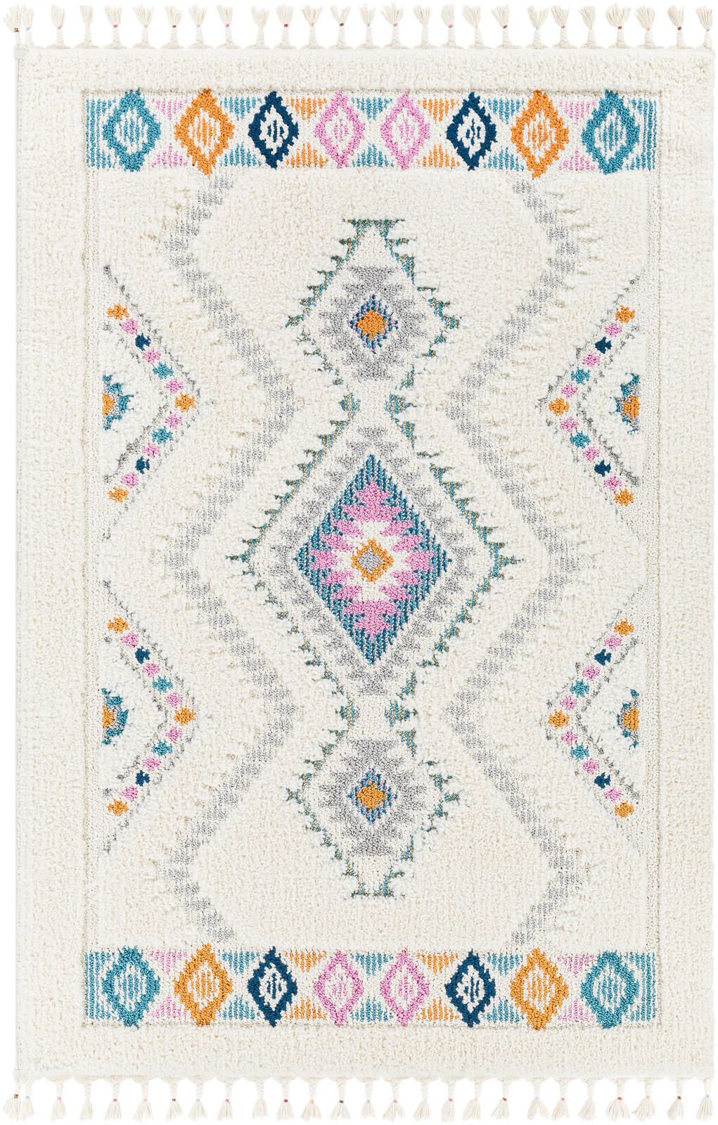 Livabliss Hochflorteppich Mehrfarbig, Orange 160x213 cm