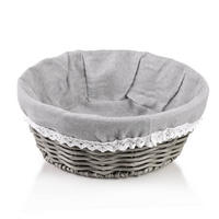 BROTKORB Sino Grau 23x23x9cm Kunststoff - Grau, Kunststoff (23/9/23cm) - Mondex