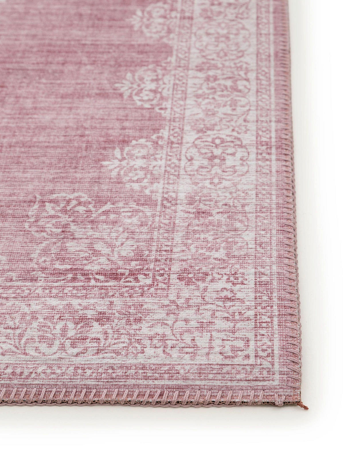 LÄUFER Laury Rosa 80x240 cm - Rosa, Textil (80/240cm) - benuta Pop