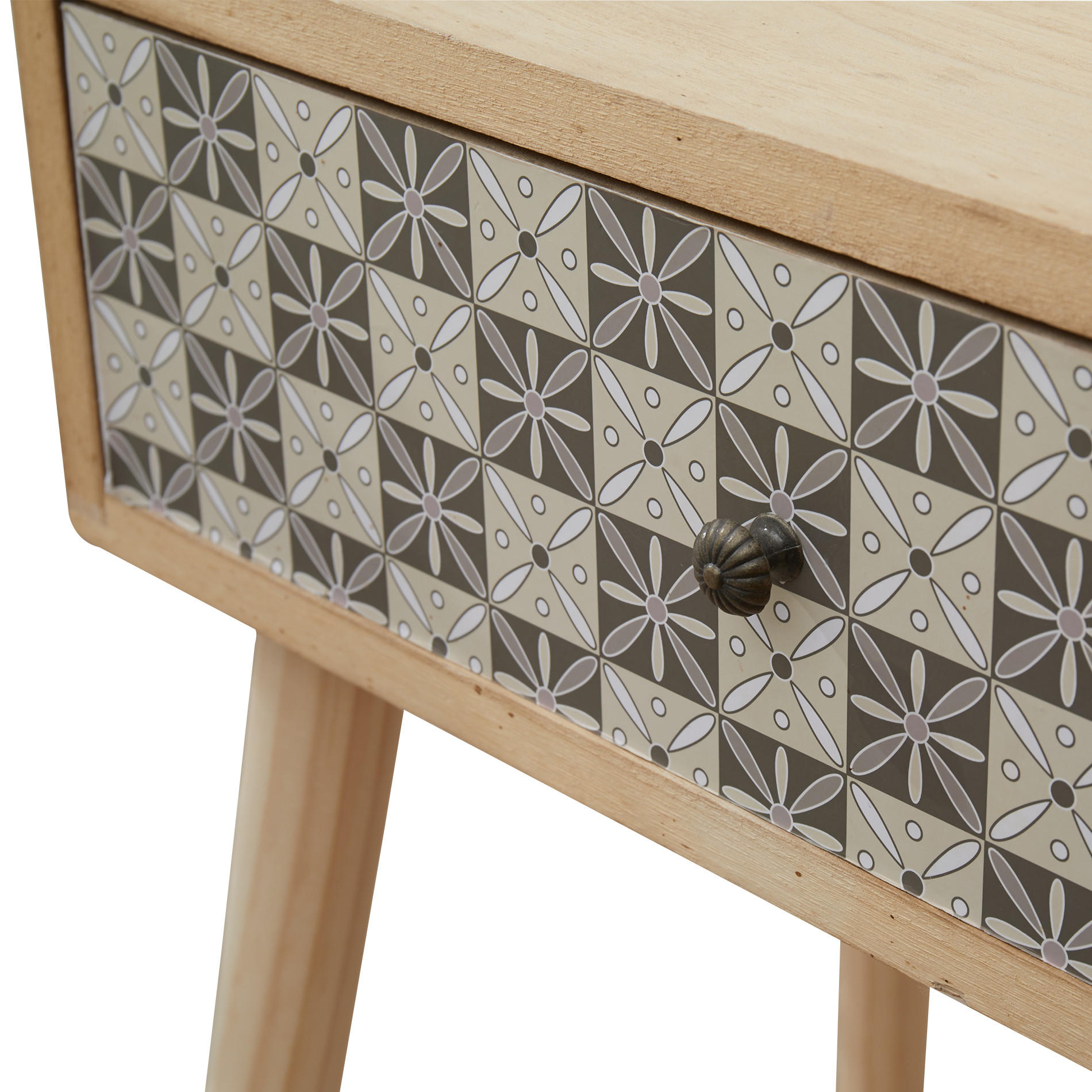 NACHTTISCH Hellbraun 30/45/57 cm - Hellbraun, Holzwerkstoff (30/57/45cm) - Mobili Rebecca