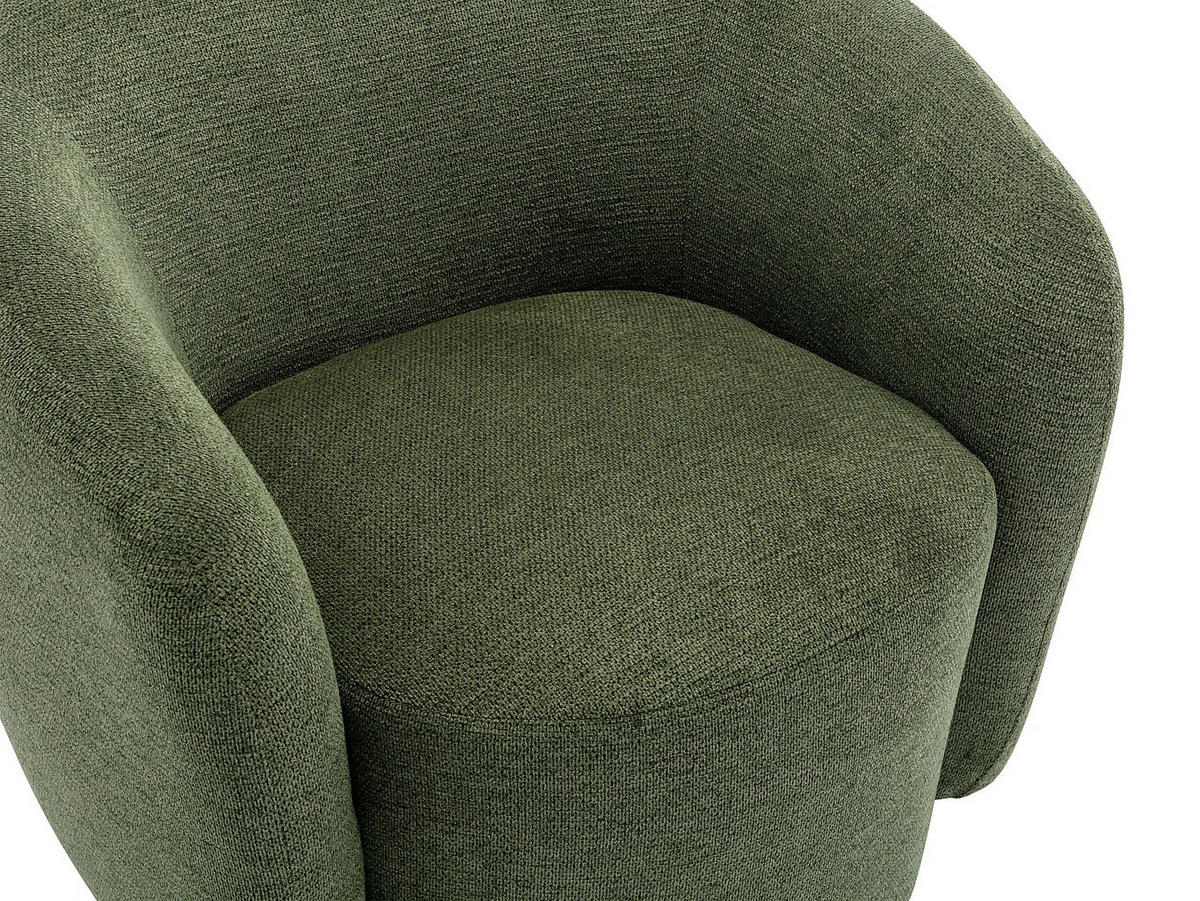 DREHSESSEL – Kunstfell – Rosa – VEREIDE - Grün, Textil (80/67/76cm) - Vente-Unique