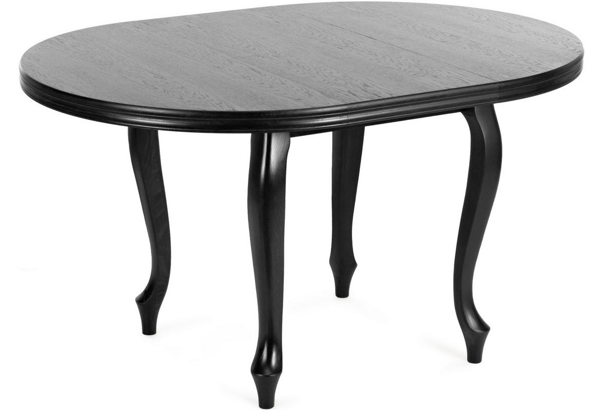ESSTISCH ALTIS ausziehbar bis 140cm, Schwarz - Eichefarben/Schwarz, Holz (100/77/100cm) - KONSIMO®
