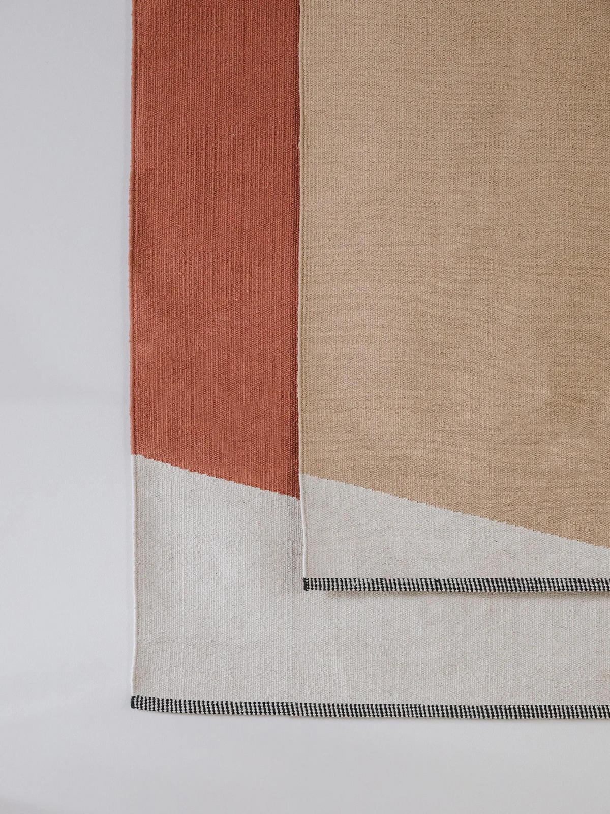 BAUMWOLLTEPPICH Lenny Terracotta 200x300 cm - Terracotta, Textil (200/300cm) - benuta Pop
