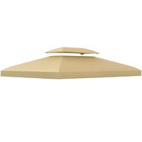 ERSATZDACH für Pavillon DE-06026 3/4 m Beige - Beige, Textil (300/20/400cm) - ComfortXL