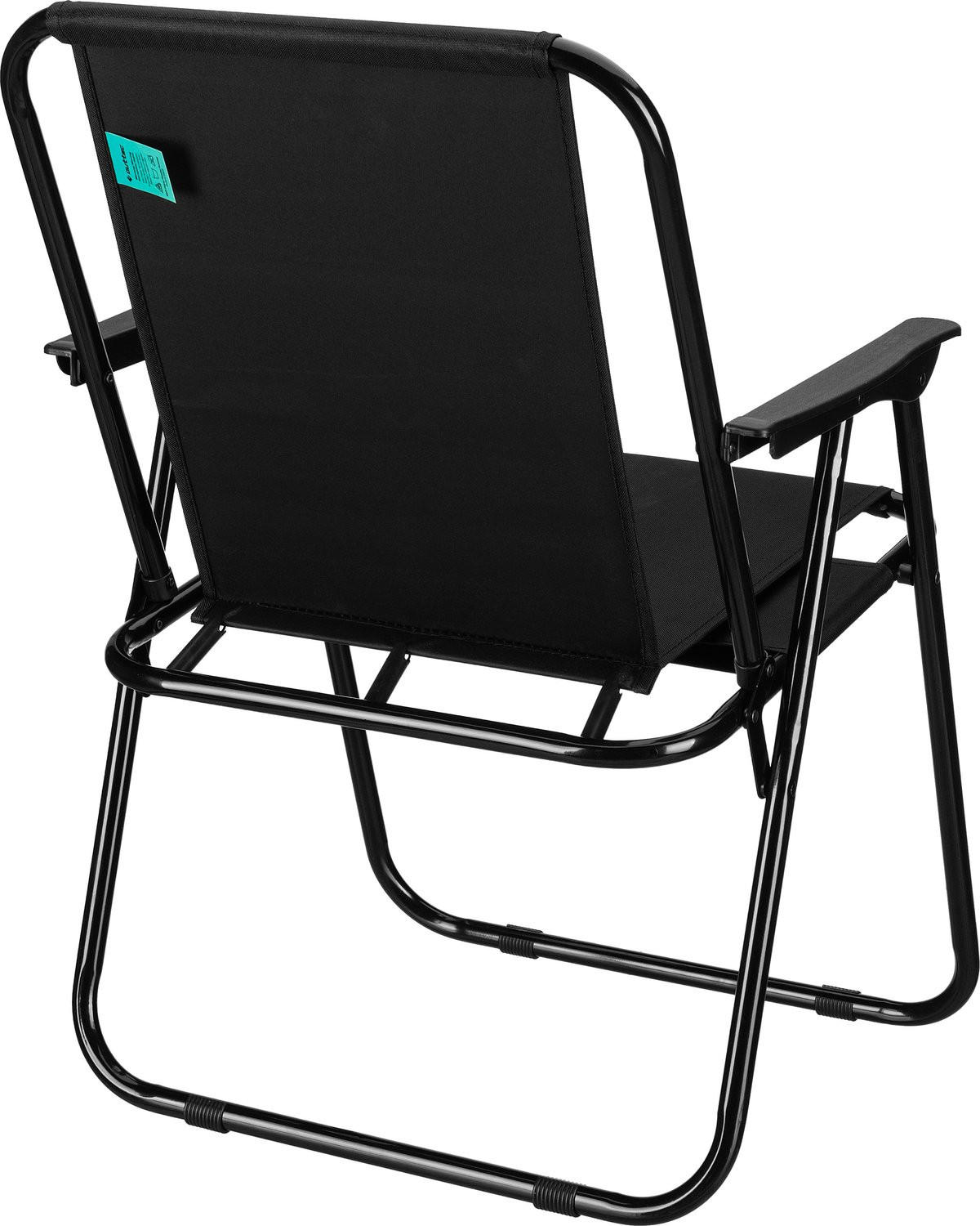 CAMPINGSESSEL bis 120 kg - Schwarz, Textil/Metall (54/74/51.5cm) - Outtec