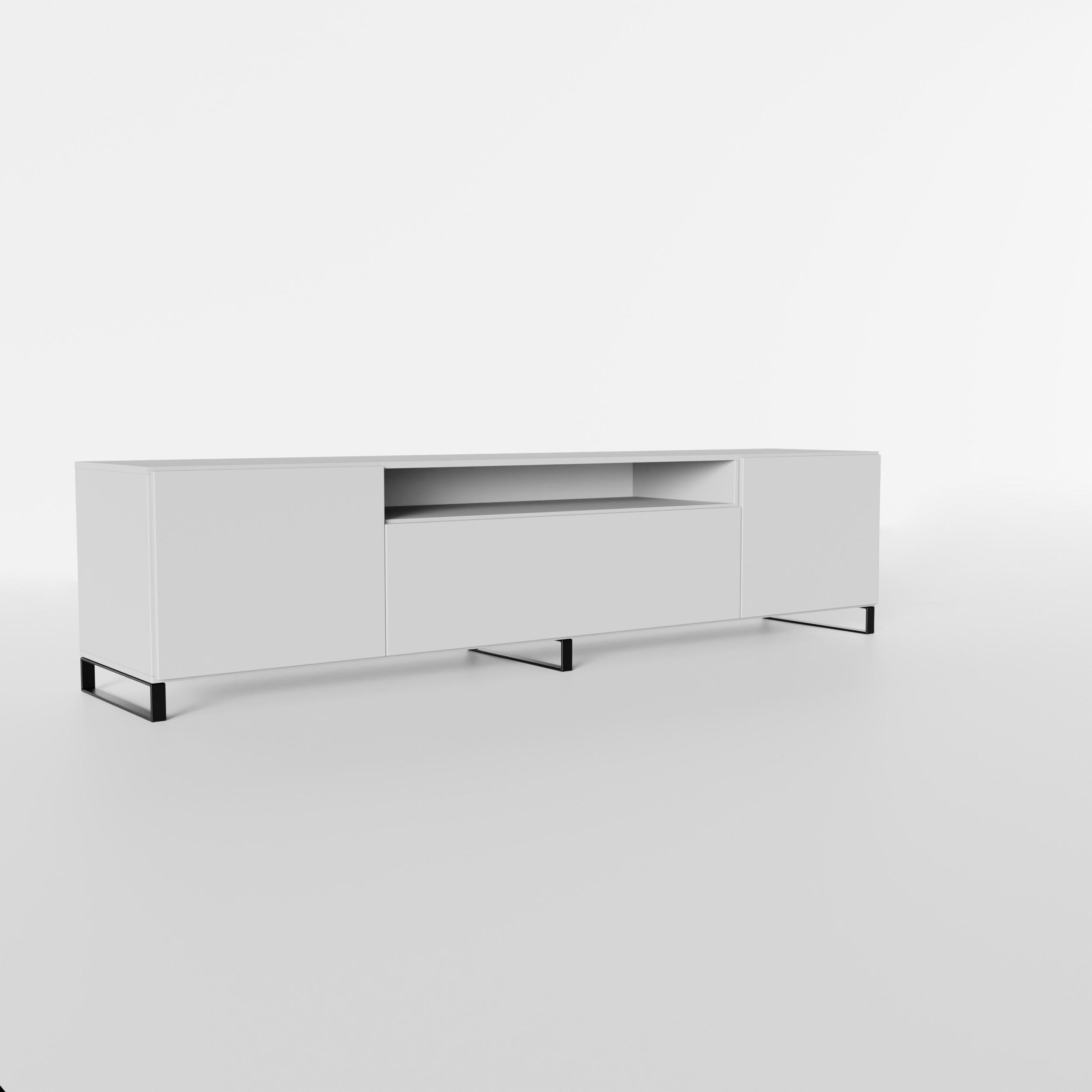 Masseno Lowboard Weiß 200x41x40 cm