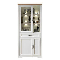 VITRINENSCHRANK - Weiß, Holzwerkstoff (93/204/42cm) - home24