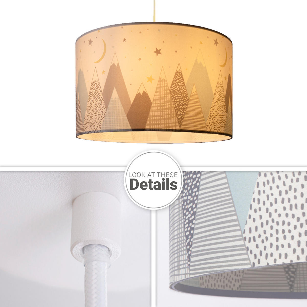 PENDELLEUCHTE Hugo Pd1 Cos 707 - Weiß, Metall (45.5/45.5/27cm) - Paco Home