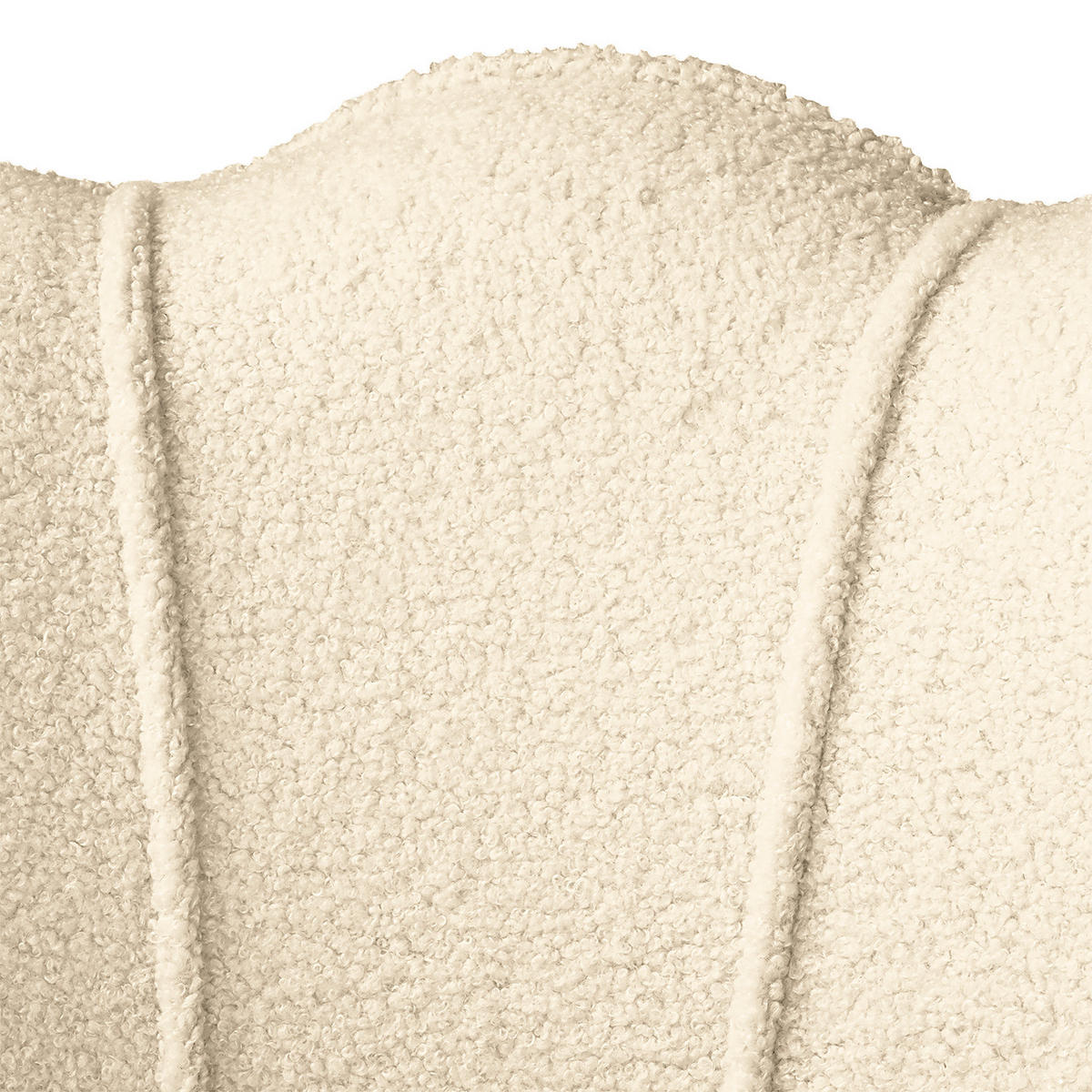 SESSEL - Bouclé, Füße Hell - Beige, Birkenholz/Textil (75/74/75cm) - home24