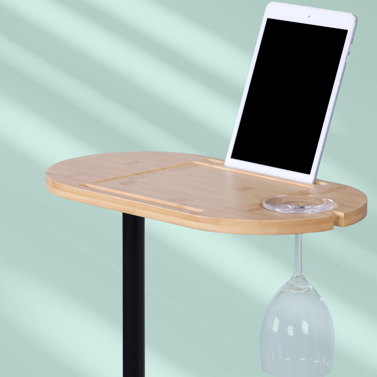 BEISTELLTISCH - Multicolor, Holz/Metall (22/40/82cm) - Relaxdays