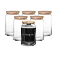 VORRATSGLÄSER Varu transparent 880 ml 6er Set - Transparent, Glas (10/15/10cm) - Ritzenhoff Breker