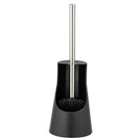 TOILETTENBÜRSTE aus Silikon 12,3/12,3/38 cm - Schwarz, Kunststoff (12.3/38/12.3cm) - Wenko
