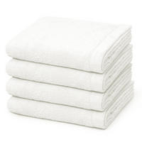 HANDTUCH Lifestyle 4er-Set - Weiß, Textil (50/100cm) - Cawoe