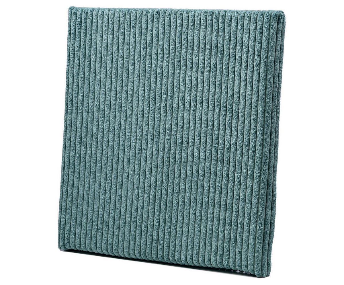 SITZKISSEN Anafi 40x40x3cm AQUA - Blau, Textil (40/40cm)