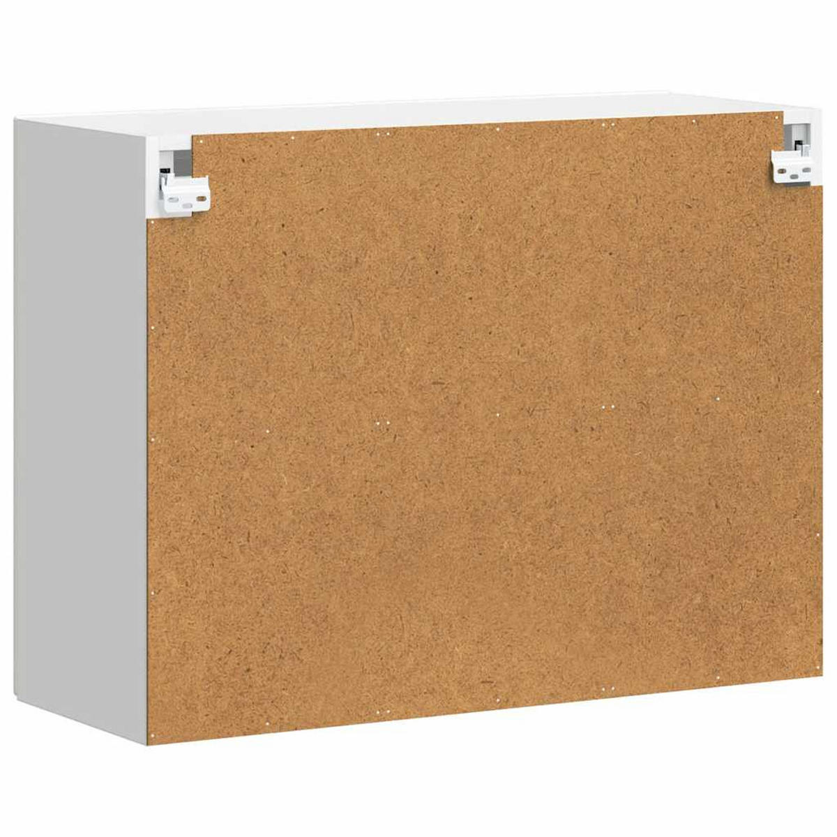 KÜCHEN-HÄNGESCHRANK Mit Glastür Weiss - Weiß, Holzwerkstoff (31/60/80cm) - vidaXL
