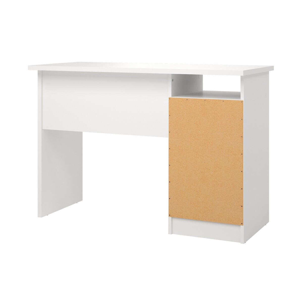 62. SCHREIBTISCH mit 4 Schubladen function 110/48,5/76 cm - Weiß, Holzwerkstoff (110/48.5/76cm) - Calicosy