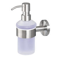 SEIFENSPENDER PIAZZA, Edelstahl, matt - Edelstahlfarben, Metall (7/18/11cm) - bremermann