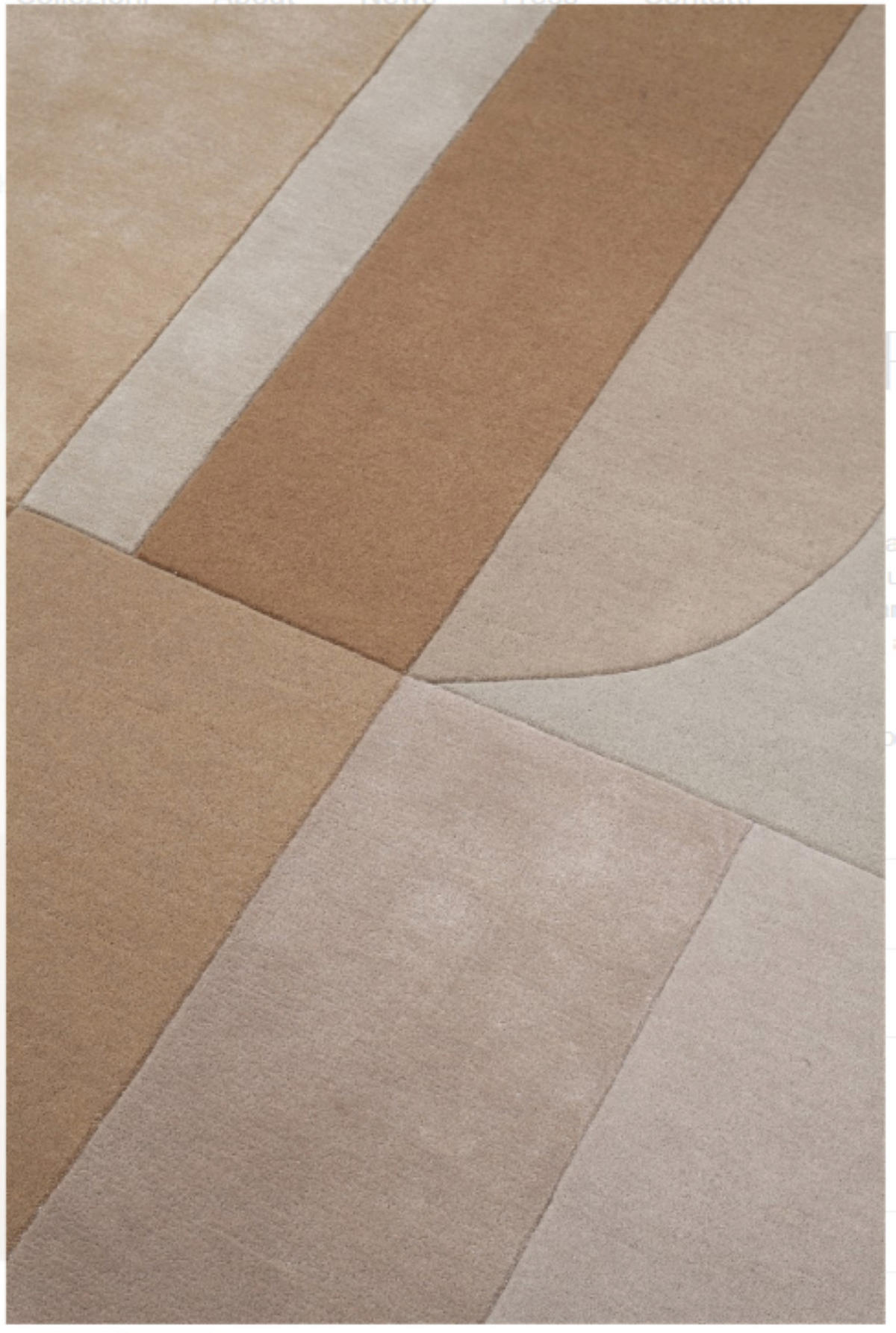 TEPPICH modern handgetuftet Wolle Viskose RICHMOND Beige 160 x 230 cm - Beige, Naturmaterialien (160/230cm) - Novatrend