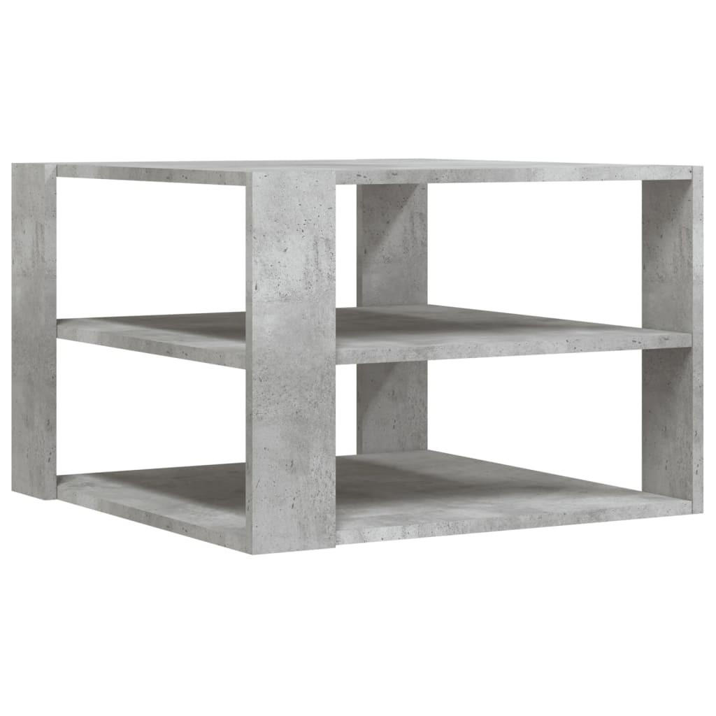 COUCHTISCH Betongrau 59,5x59,5x40 cm Holzwerkstoff - Grau, Holzwerkstoff (59.5/59.5/40cm) - furnicato