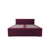 BOXBETT ZILANO 1 mit Matratze H3 und Topper 140x200 Cosmic 110 - Violett, Holz/Textil (140/200cm) - Bedante