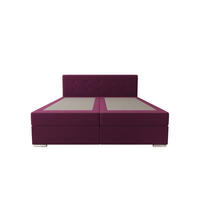 BOXBETT ZILANO 1 mit Matratze H3 und Topper 140x200 Cosmic 110 - Violett, Holz/Textil (140/200cm) - Bedante