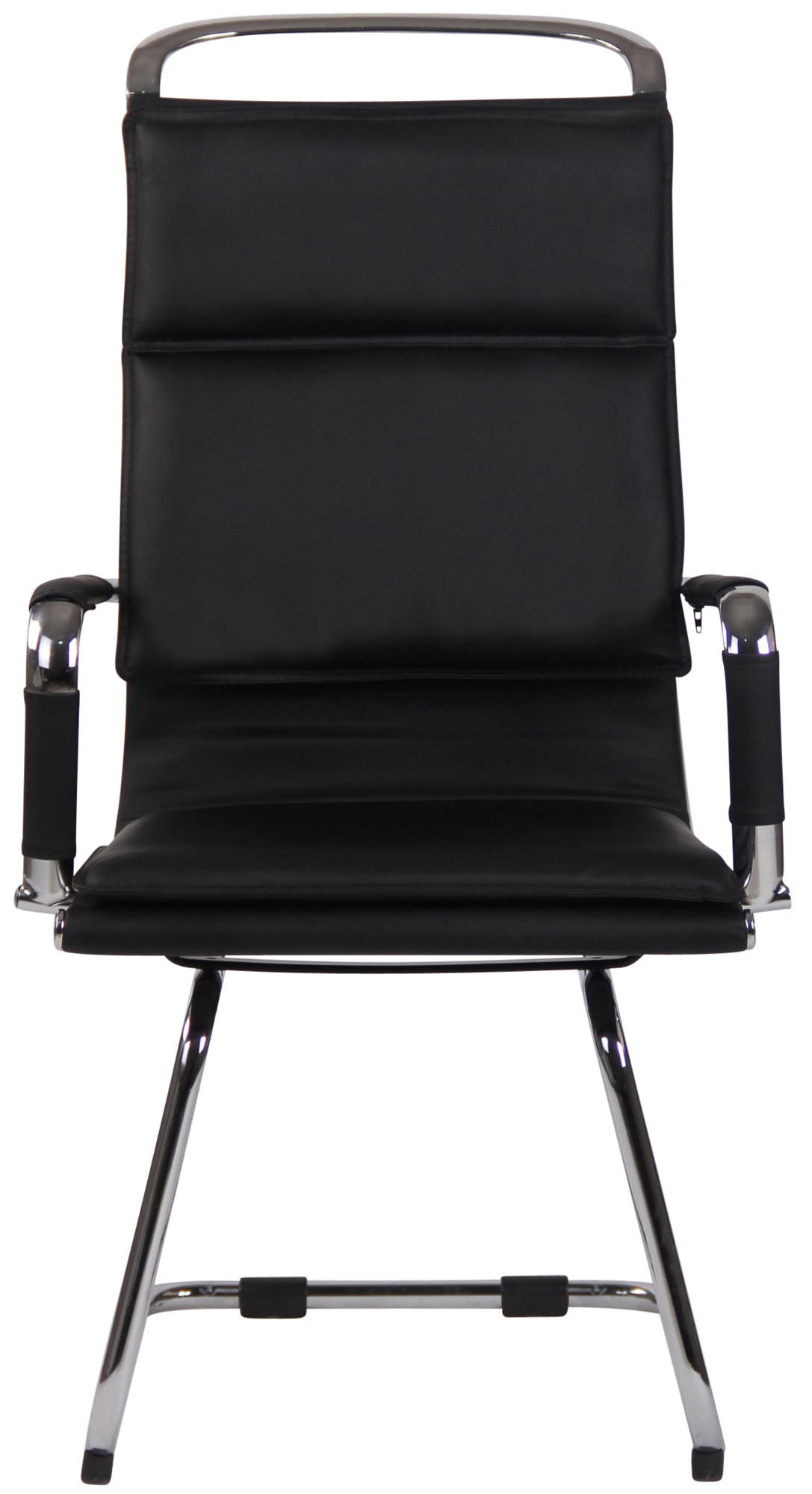 SCHWINGSTUHL Lederlook schwarz - Schwarz, Textil/Metall (56/113/66cm) - CLP