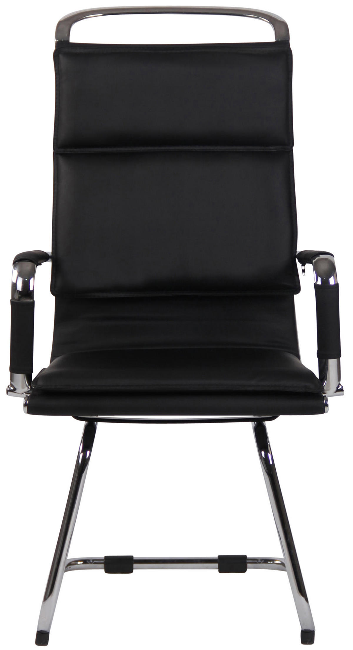 SCHWINGSTUHL Lederlook schwarz - Schwarz, Textil/Metall (56/113/66cm) - CLP