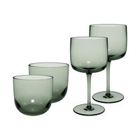 WEIN- UND WASSERGLÄSER Like Glass Sage 4er Set - Grün, Glas - like.Villeroy & Boch