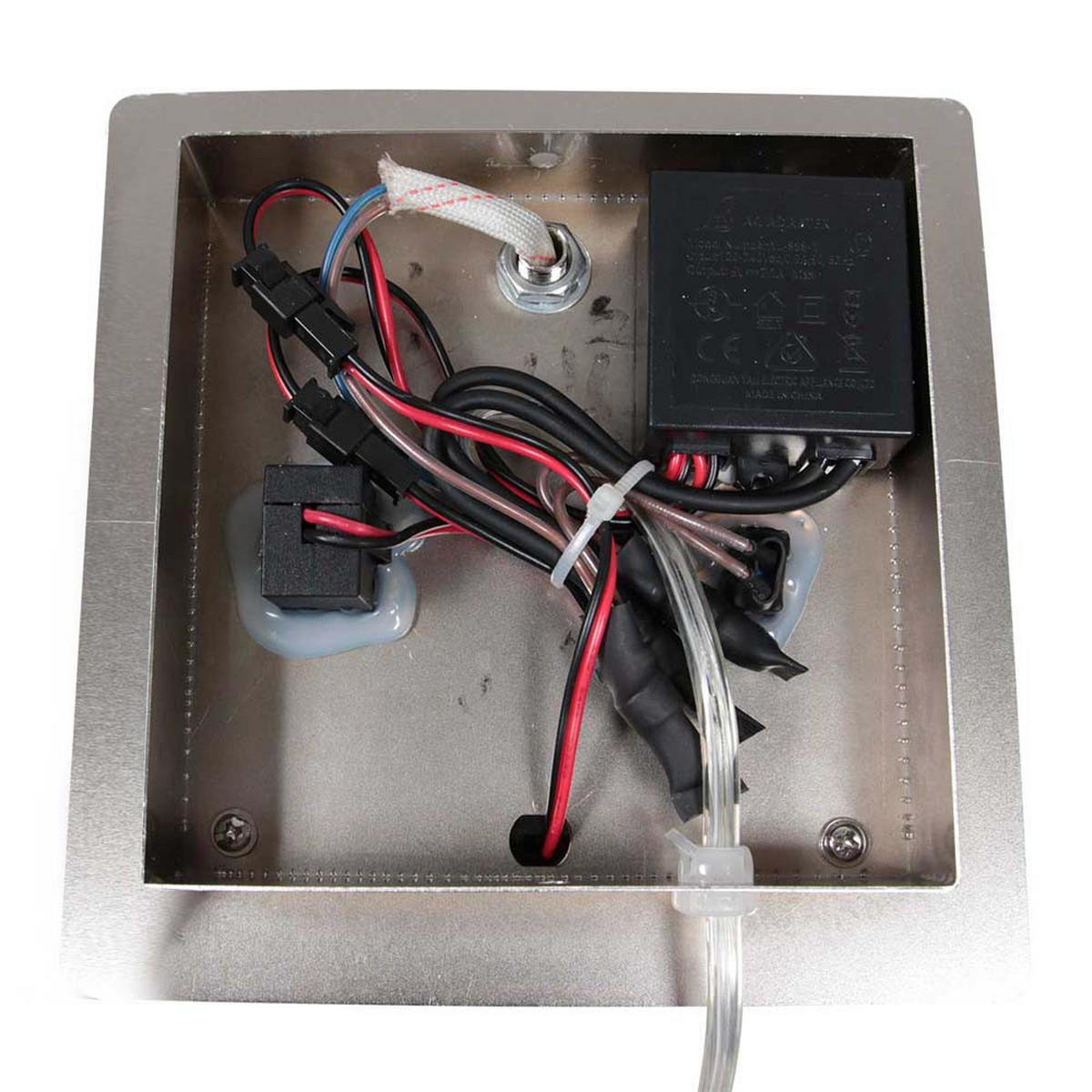 LED WANDLEUCHTE Metall Stahl Grau schwenkbar Ladestation - Silberfarben, Metall (30/16/16cm)