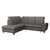 ECKSOFA Forest, Seite: Links - Dunkelgrau/Schwarz, Holz/Textil (271/212cm) - MIRJAN24