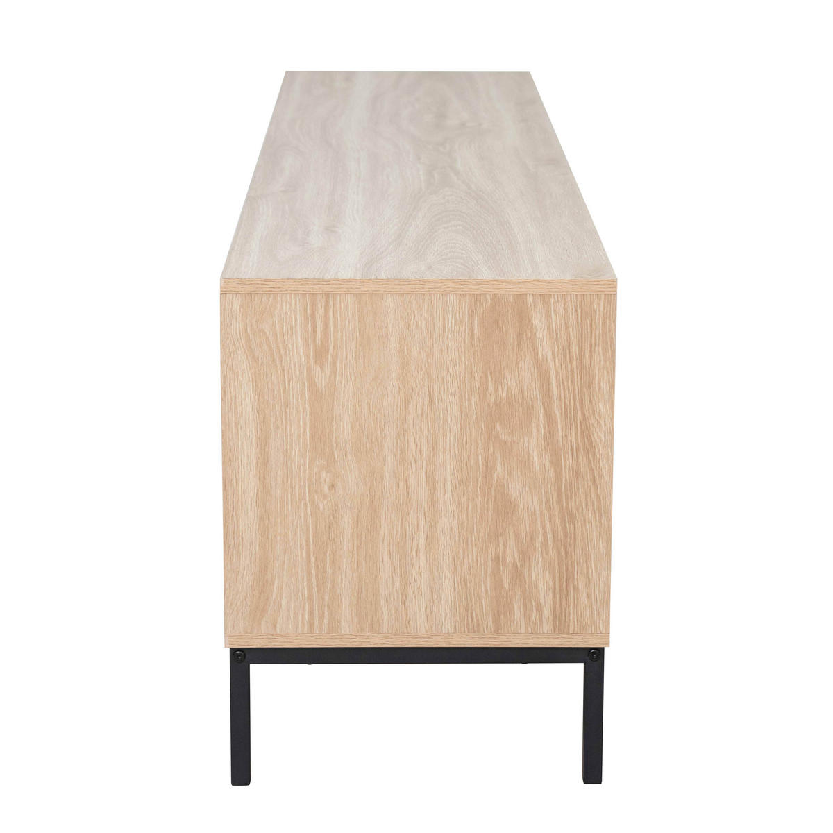 TV-SCHRANK, helles Holzeffekt - Beige, Holz (40/54/160cm) - Oviala