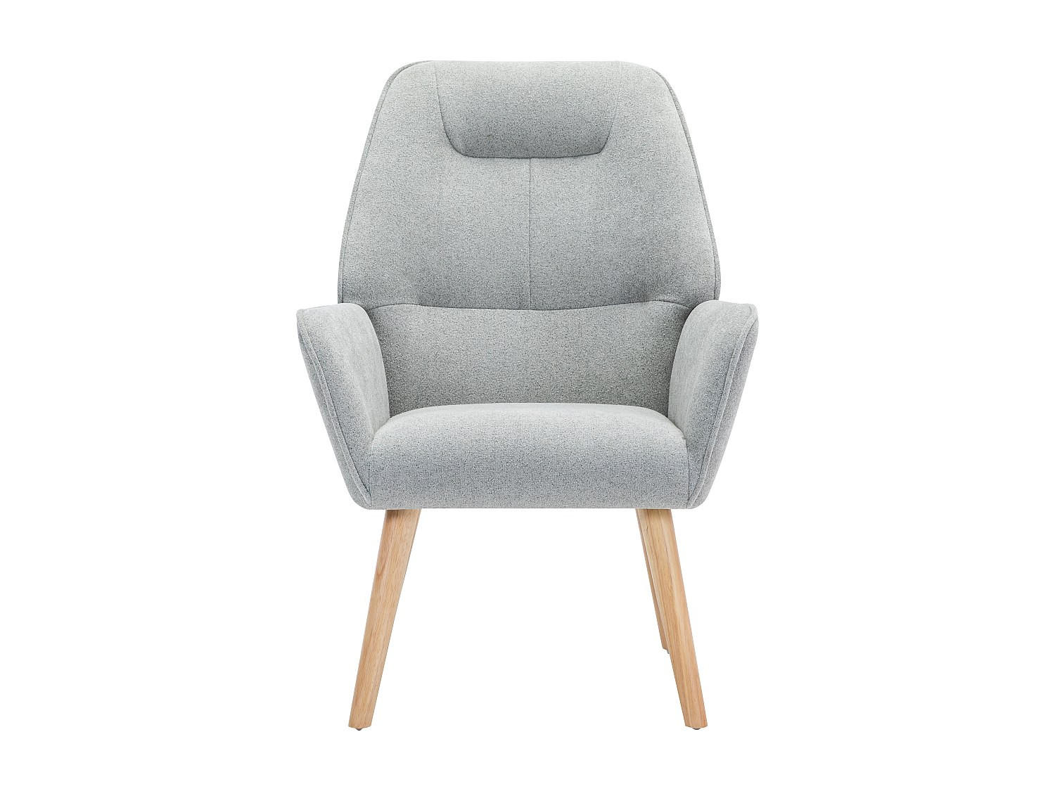 SESSEL mit gerader Rückenlehne - 1 Person - Stoff - Grau - - Grau, Textil (62/92/71cm) - Vente-Unique